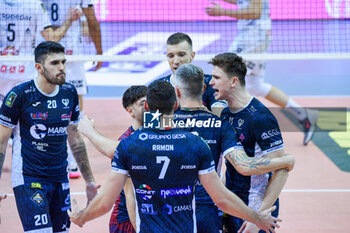 03/11/2024 - (Cisterna Volley) exultation - CISTERNA VOLLEY VS SONEPAR PADOVA - SUPERLEGA SERIE A - VOLLEY