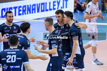 03/11/2024 - (Cisterna Volley) exultation - CISTERNA VOLLEY VS SONEPAR PADOVA - SUPERLEGA SERIE A - VOLLEY