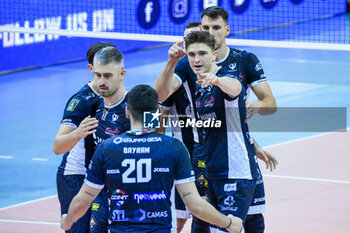 03/11/2024 - (Cisterna Volley) exultation - CISTERNA VOLLEY VS SONEPAR PADOVA - SUPERLEGA SERIE A - VOLLEY