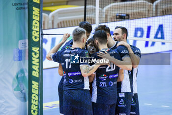 03/11/2024 - (Cisterna Volley) exultation - CISTERNA VOLLEY VS SONEPAR PADOVA - SUPERLEGA SERIE A - VOLLEY