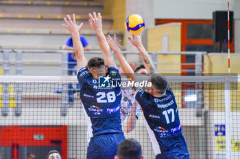 03/11/2024 - Nedeljkovic, Baranowicz block (Cisterna Volley) - CISTERNA VOLLEY VS SONEPAR PADOVA - SUPERLEGA SERIE A - VOLLEY