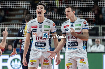 10/11/2024 - Exultation of Alessandro Michieletto and Jan Kozamernik - Itas Trentino - ITAS TRENTINO VS RANA VERONA - SUPERLEGA SERIE A - VOLLEY