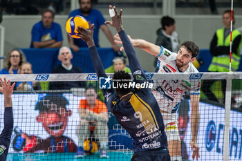 10/11/2024 - Spike of Daniele Lavia - Itas Trentino - ITAS TRENTINO VS RANA VERONA - SUPERLEGA SERIE A - VOLLEY