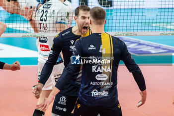 10/11/2024 - Exultation of Lorenzo Cortesia - Rana Verona - ITAS TRENTINO VS RANA VERONA - SUPERLEGA SERIE A - VOLLEY