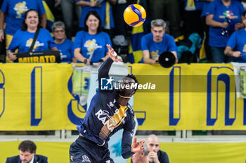 10/11/2024 - Serve of Noumory Keita - Rana Verona - ITAS TRENTINO VS RANA VERONA - SUPERLEGA SERIE A - VOLLEY