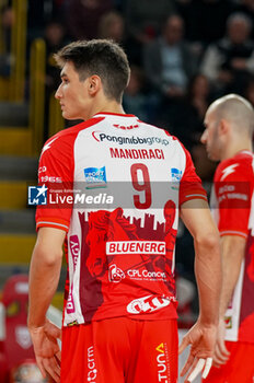 10/11/2024 - Mandiarici Ramazan Efe (Gas SAles Piacenza) - CUCINE LUBE CIVITANOVA VS GAS SALES BLUENERGY PIACENZA - SUPERLEGA SERIE A - VOLLEY