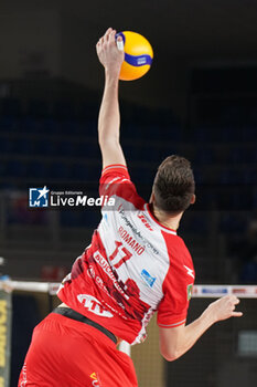 10/11/2024 - Romano' Yuri (Gas SAles Piacenza) - CUCINE LUBE CIVITANOVA VS GAS SALES BLUENERGY PIACENZA - SUPERLEGA SERIE A - VOLLEY