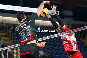 10/11/2024 - Attack Lagumdzija Adis (Lube Civitanova) - CUCINE LUBE CIVITANOVA VS GAS SALES BLUENERGY PIACENZA - SUPERLEGA SERIE A - VOLLEY