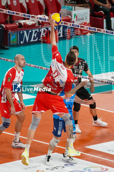 10/11/2024 - Attack (Gas SAles Piacenza) - CUCINE LUBE CIVITANOVA VS GAS SALES BLUENERGY PIACENZA - SUPERLEGA SERIE A - VOLLEY