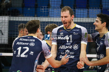 09/11/2024 - MATTEO PIANO (POWERVOLLEY MILANO) - ALLIANZ MILANO VS YUASA BATTERY GROTTAZZOLINA - SUPERLEGA SERIE A - VOLLEY