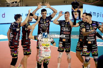 10/11/2024 - Sir Perugia exultation. - GIOIELLA PRISMA TARANTO VS SIR SUSA VIM PERUGIA - SUPERLEGA SERIE A - VOLLEY