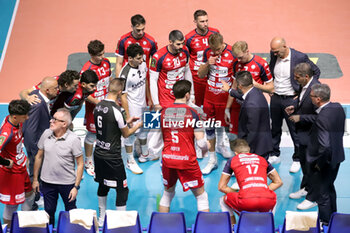 10/11/2024 - Prisma Taranto time out. - GIOIELLA PRISMA TARANTO VS SIR SUSA VIM PERUGIA - SUPERLEGA SERIE A - VOLLEY