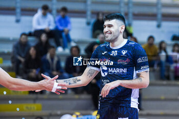 16/11/2024 - Bayram Efe exultation (Cisterna Volley) - CISTERNA VOLLEY VS GIOIELLA PRISMA TARANTO - SUPERLEGA SERIE A - VOLLEY