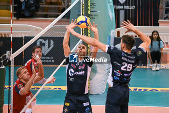 16/11/2024 - Nedeljkovic Aleksandar attack (Cisterna Volley) - CISTERNA VOLLEY VS GIOIELLA PRISMA TARANTO - SUPERLEGA SERIE A - VOLLEY