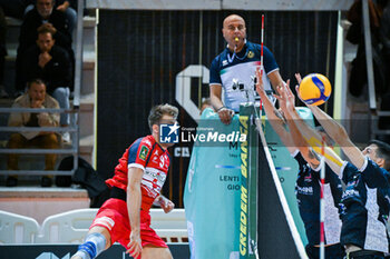 16/11/2024 - Gironi Fabrizio attack (Gioiella Prisma Taranto) - CISTERNA VOLLEY VS GIOIELLA PRISMA TARANTO - SUPERLEGA SERIE A - VOLLEY