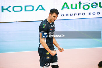 16/11/2024 - Nedeljkovic Aleksandar exultation (Cisterna Volley) - CISTERNA VOLLEY VS GIOIELLA PRISMA TARANTO - SUPERLEGA SERIE A - VOLLEY