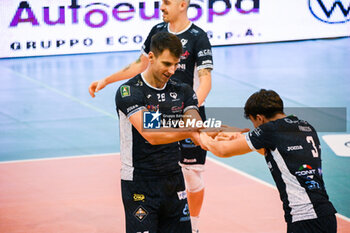 16/11/2024 - Nedeljkovic Aleksandar exultation (Cisterna Volley) - CISTERNA VOLLEY VS GIOIELLA PRISMA TARANTO - SUPERLEGA SERIE A - VOLLEY