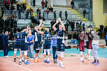 16/11/2024 - Faure Theo exultation (Cisterna Volley) - CISTERNA VOLLEY VS GIOIELLA PRISMA TARANTO - SUPERLEGA SERIE A - VOLLEY