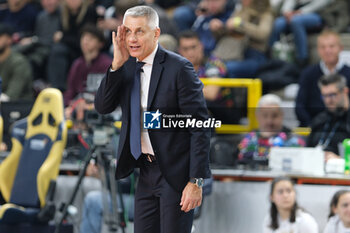 2024-11-24 - Radostin Stoytchev head coach of Rana Verona during the match between Rana Verona and Gas Sales Bluenergy Piacenza, regular season of the SuperLega Italian Volleyball Championship 2024/2025, at Pala AGSM-AIM in Verona, Italy on November 24, 2024. - RANA VERONA VS GAS SALES BLUENERGY PIACENZA - SUPERLEAGUE SERIE A - VOLLEYBALL