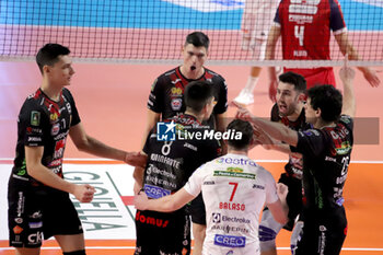 2024-11-24 - Lube Civitanova. exultation. - GIOIELLA PRISMA TARANTO VS CUCINE LUBE CIVITANOVA - SUPERLEAGUE SERIE A - VOLLEYBALL