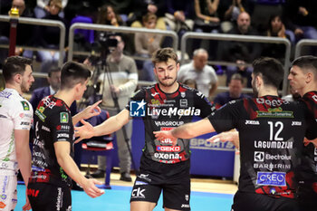 2024-11-24 - Lube Civitanova exultation. - GIOIELLA PRISMA TARANTO VS CUCINE LUBE CIVITANOVA - SUPERLEAGUE SERIE A - VOLLEYBALL