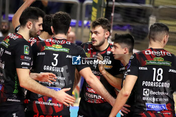 2024-11-24 - Lube Civitanova exultation. - GIOIELLA PRISMA TARANTO VS CUCINE LUBE CIVITANOVA - SUPERLEAGUE SERIE A - VOLLEYBALL