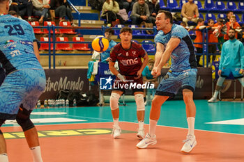 2024-11-23 - Defense Ramon Jordi (Cisterna Volley) - YUASA BATTERY GROTTAZZOLINA VS CISTERNA VOLLEY - SUPERLEAGUE SERIE A - VOLLEYBALL