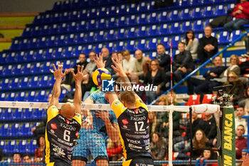 2024-11-23 - Defense Demyanenko Danny Petkovic Dusan(Yuasa Battery Grottazzolina) - YUASA BATTERY GROTTAZZOLINA VS CISTERNA VOLLEY - SUPERLEAGUE SERIE A - VOLLEYBALL