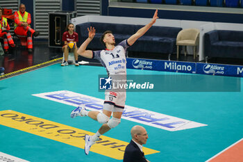 07/11/2024 - DAVIDE GARDINI (POWERVOLLEY MILANO) - ALLIANZ MILANO VS CISTERNA VOLLEY - SUPERLEGA SERIE A - VOLLEY