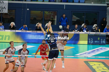 07/11/2024 - MONSTER BLOCK ENRICO DIAMANTINI (CISTERNA VOLLEY) - ALLIANZ MILANO VS CISTERNA VOLLEY - SUPERLEGA SERIE A - VOLLEY