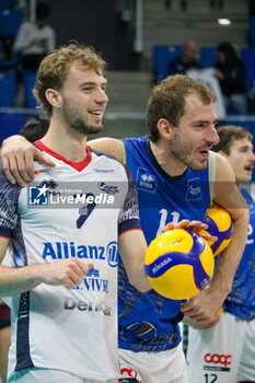 07/11/2024 - FERRE REGGERS AND MATTEO PIANO (POWERVOLLEY MILANO) - ALLIANZ MILANO VS CISTERNA VOLLEY - SUPERLEGA SERIE A - VOLLEY