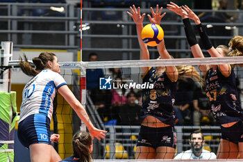 2024-01-10 - Monika Fedusio of Chemik Police in action during CEV Volleball Cup match between Reale Mutua Fenera Chieri '76 vs Grupa Azoty Chemik Police Women on 10 January 2024 at the PalaGianni Asti, Torino - REALE MUTUA FENERA CHIERI'76 VS GRUPA AZOTY CHEMIK POLICE - CEV CUP WOMEN - VOLLEYBALL