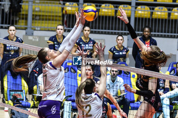 2024-02-07 - Camilla Weitzel of Chieri '76 in action during CEV Volleyball Cup, quarter-final match between Reale Mutua Fenera Chieri '76 vs Volero Le Cannet on 7 february 2024 at the PalaGianni Asti, Torino - REALE MUTUA FENERA CHIERI'76 VS VOLERO LE CANNET - CEV CUP WOMEN - VOLLEYBALL