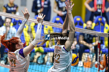 2024-02-07 - point for Reale Mutua Fenera Chieri '76 during CEV Volleyball Cup, quarter-final match between Reale Mutua Fenera Chieri '76 vs Volero Le Cannet on 7 february 2024 at the PalaGianni Asti, Torino - REALE MUTUA FENERA CHIERI'76 VS VOLERO LE CANNET - CEV CUP WOMEN - VOLLEYBALL