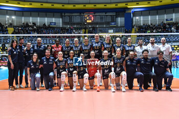 2024-02-21 - Reale Mutua Fenera Chieri '76 Roster during CEV Volleyball Cup Women match between Reale Mutua Fener Chieri '76 and Levallois Paris Saint Cloud at PalaRuffini, Torino - REALE MUTUA TENERA CHIERI 76 VS LEVALLOIS PARIS SAINT CLOUD - CEV CUP WOMEN - VOLLEYBALL