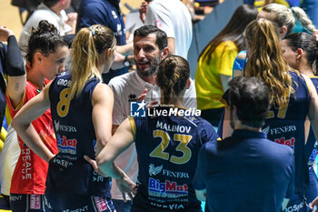 2024-02-21 - Giulio Cesare Begoli of Chieri '76 in action during CEV Volleyball Cup Women match between Reale Mutua Fener Chieri '76 and Levallois Paris Saint Cloud at PalaRuffini, Torino - REALE MUTUA TENERA CHIERI 76 VS LEVALLOIS PARIS SAINT CLOUD - CEV CUP WOMEN - VOLLEYBALL