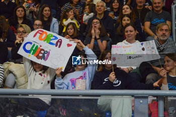 2024-02-21 - Reale Mutua Fenera Chieri '76 fans during CEV Volleyball Cup Women match between Reale Mutua Fener Chieri '76 and Levallois Paris Saint Cloud at PalaRuffini, Torino - REALE MUTUA TENERA CHIERI 76 VS LEVALLOIS PARIS SAINT CLOUD - CEV CUP WOMEN - VOLLEYBALL