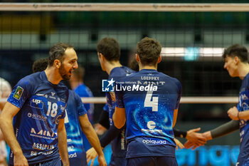 17/01/2024 - Happiness of Players of Mint Vero Volley Monza during CEV Volleyball Cup Men 2024 match between Mint VeroVolley Monza and Levski Sofia at Opiquad Arena, Monza, Italy on January 17, 2024 - MINT VERO VOLLEY MONZA VS LEVSKI SOFIA - CHALLENGE CUP MEN - VOLLEY