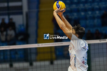 17/01/2024 - Simeon Nikolov (Levski Sofia) in action during CEV Volleyball Cup Men 2024 match between Mint VeroVolley Monza and Levski Sofia at Opiquad Arena, Monza, Italy on January 17, 2024 - MINT VERO VOLLEY MONZA VS LEVSKI SOFIA - CHALLENGE CUP MEN - VOLLEY