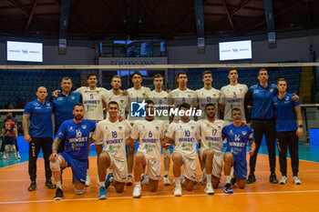 2024-01-17 - Team of Levski Sofia during CEV Volleyball Cup Men 2024 match between Mint VeroVolley Monza and Levski Sofia at Opiquad Arena, Monza, Italy on January 17, 2024 - MINT VERO VOLLEY MONZA VS LEVSKI SOFIA - CHALLENGE CUP MEN - VOLLEYBALL