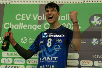 17/01/2024 - MPV Nik Mujanovic (Vero Volley Monza) during CEV Volleyball Cup Men 2024 match between Mint VeroVolley Monza and Levski Sofia at Opiquad Arena, Monza, Italy on January 17, 2024 - MINT VERO VOLLEY MONZA VS LEVSKI SOFIA - CHALLENGE CUP MEN - VOLLEY