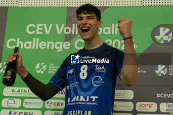 2024-01-17 - MPV Nik Mujanovic (Vero Volley Monza) during CEV Volleyball Cup Men 2024 match between Mint VeroVolley Monza and Levski Sofia at Opiquad Arena, Monza, Italy on January 17, 2024 - MINT VERO VOLLEY MONZA VS LEVSKI SOFIA - CHALLENGE CUP MEN - VOLLEYBALL