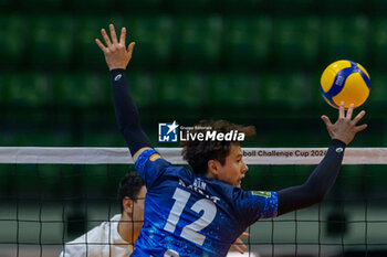 17/01/2024 - Monster block of Ran Takahashi (Vero Volley Monza) during CEV Volleyball Cup Men 2024 match between Mint VeroVolley Monza and Levski Sofia at Opiquad Arena, Monza, Italy on January 17, 2024 - MINT VERO VOLLEY MONZA VS LEVSKI SOFIA - CHALLENGE CUP MEN - VOLLEY