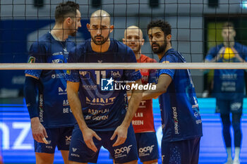31/01/2024 - Gianluca Galassi (Vero Volley Monza) and Fernando Kreling (Vero Volley Monza) during Semifinal CEV Volleyball Challenge Cup Men 2024 match between Mint VeroVolley Monza and Galatasaray Istanbul at Opiquad Arena, Monza, Italy on January 31, 2024 - MINT VERO VOLLEY MONZA VS GALATASARAY HDI ISTANBUL - CHALLENGE CUP MEN - VOLLEY