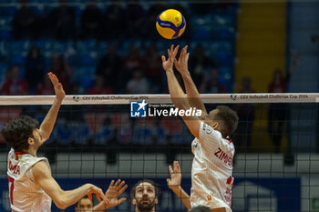 31/01/2024 - Jan Zimmermann (Galatasaray Istanbul) in action during Semifinal CEV Volleyball Challenge Cup Men 2024 match between Mint VeroVolley Monza and Galatasaray Istanbul at Opiquad Arena, Monza, Italy on January 31, 2024 - MINT VERO VOLLEY MONZA VS GALATASARAY HDI ISTANBUL - CHALLENGE CUP MEN - VOLLEY
