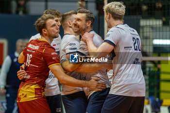 2024-02-27 - Happiness of Players of Projekt Warszawa during Final CEV Challenge Cup Men 2024 match between Mint VeroVolley Monza and Projekt Warszawa at Opiquad Arena, Monza, Italy on February 27, 2024 - FINAL - MINT VERO VOLLEY MONZA VS PROJEKT WARSZAWA - CHALLENGE CUP MEN - VOLLEYBALL