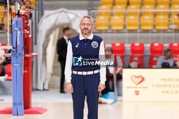 2024-10-09 - Peter Hoger during the CEV Volleyball Challenge Cup 2025 between Roma Volley Club and OK Kelteks on 9 oct 2024 at the Palazzetto dello Sport in Rome. - CEV VOLLEYBALL CHALLENGE CUP 2025 - CHALLENGE CUP MEN - VOLLEYBALL