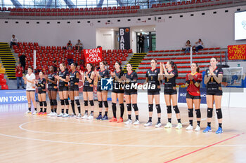 2024-10-09 - Roma Volley Club during the CEV Volleyball Challenge Cup 2025 between Roma Volley Club and OK Kelteks on 9 oct 2024 at the Palazzetto dello Sport in Rome. - CEV VOLLEYBALL CHALLENGE CUP 2025 - CHALLENGE CUP MEN - VOLLEYBALL