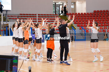 2024-10-09 - OK Karlovac during the CEV Volleyball Challenge Cup 2025 between Roma Volley Club and OK Kelteks on 9 oct 2024 at the Palazzetto dello Sport in Rome. - CEV VOLLEYBALL CHALLENGE CUP 2025 - CHALLENGE CUP MEN - VOLLEYBALL