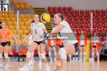 2024-10-09 - Tjasa Malnar of OK Karlovac during the CEV Volleyball Challenge Cup 2025 between Roma Volley Club and OK Kelteks on 9 oct 2024 at the Palazzetto dello Sport in Rome. - CEV VOLLEYBALL CHALLENGE CUP 2025 - CHALLENGE CUP MEN - VOLLEYBALL